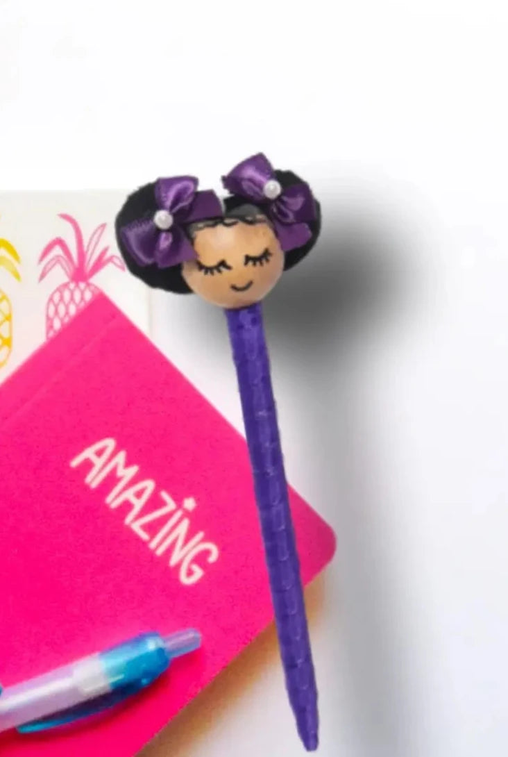 Ebony Afro Puff Pens (Assorted)