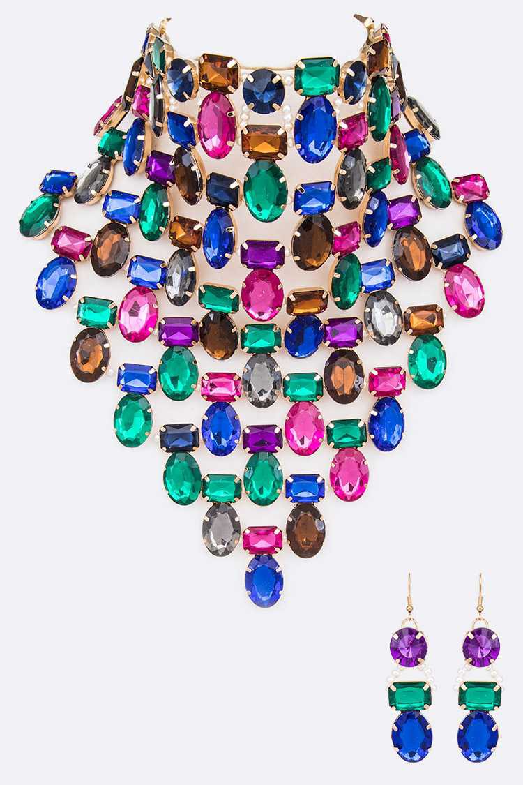 Collar Bib Statement Piece - SASHAY COUTURE BOUTIQUE Apparel & Accessories