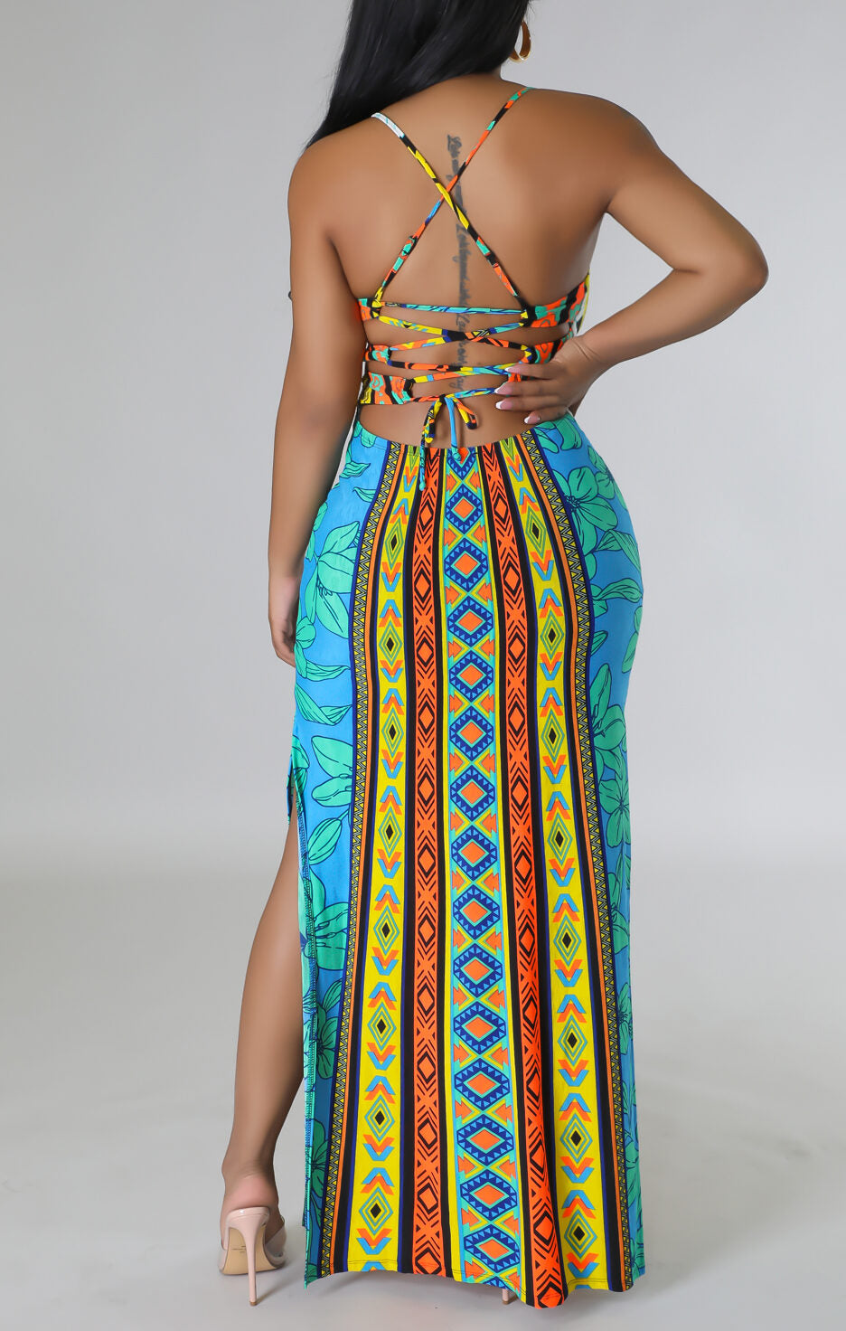 Maxi with Side Slits - SASHAY COUTURE BOUTIQUE Apparel & Accessories