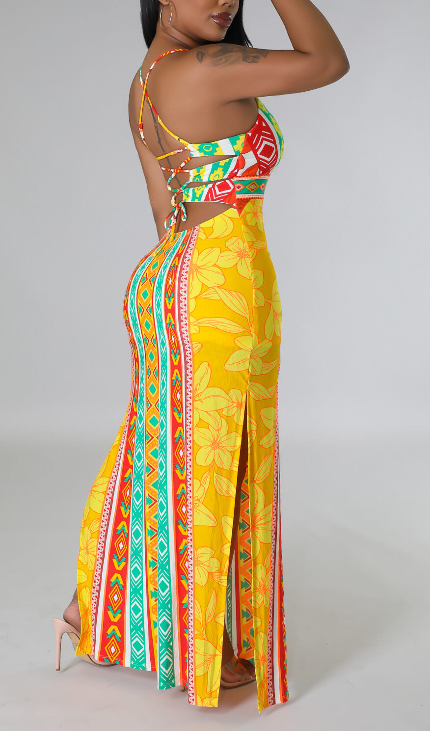 Maxi with Side Slits - SASHAY COUTURE BOUTIQUE Apparel & Accessories