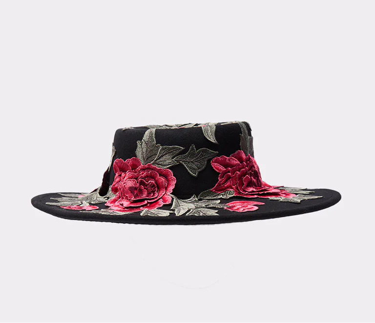 Aliyah Floral Brim Hat