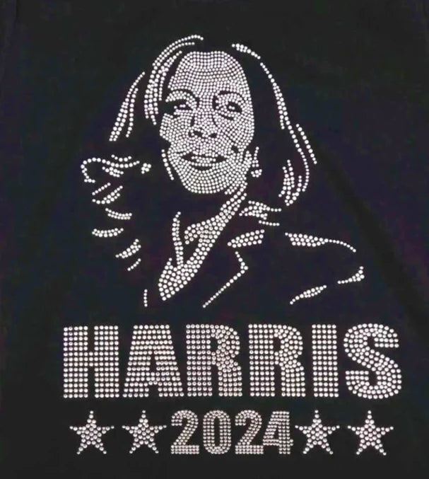 HARRIS 2024 Rhinestone Tee