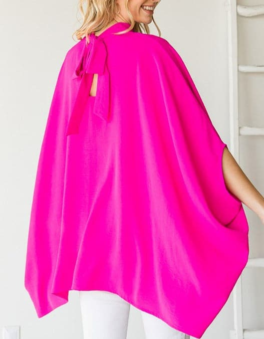 Solid Caftan Blouse - SASHAY COUTURE BOUTIQUE Shirts & Tops