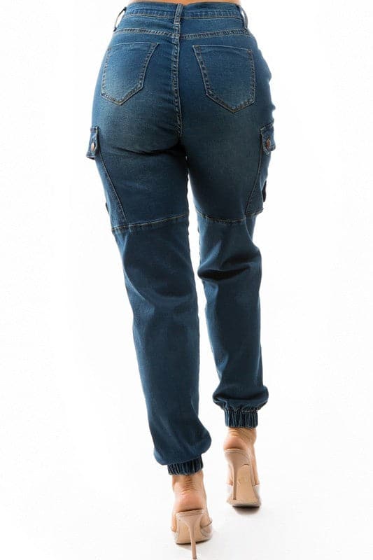 High Rise Cargo Jogger - SASHAY COUTURE BOUTIQUE Bottoms