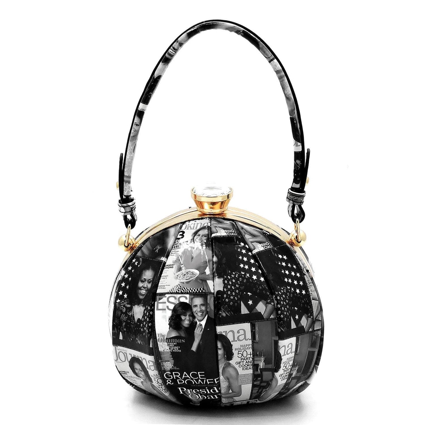 Magazine Cover Collage Patch Purse - SASHAY COUTURE BOUTIQUE Purses