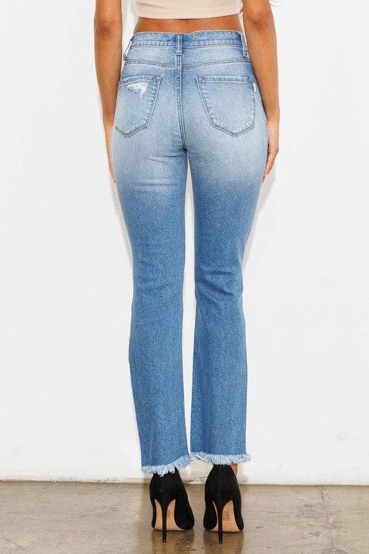 High Waist Stretch Denim - SASHAY COUTURE BOUTIQUE Pants