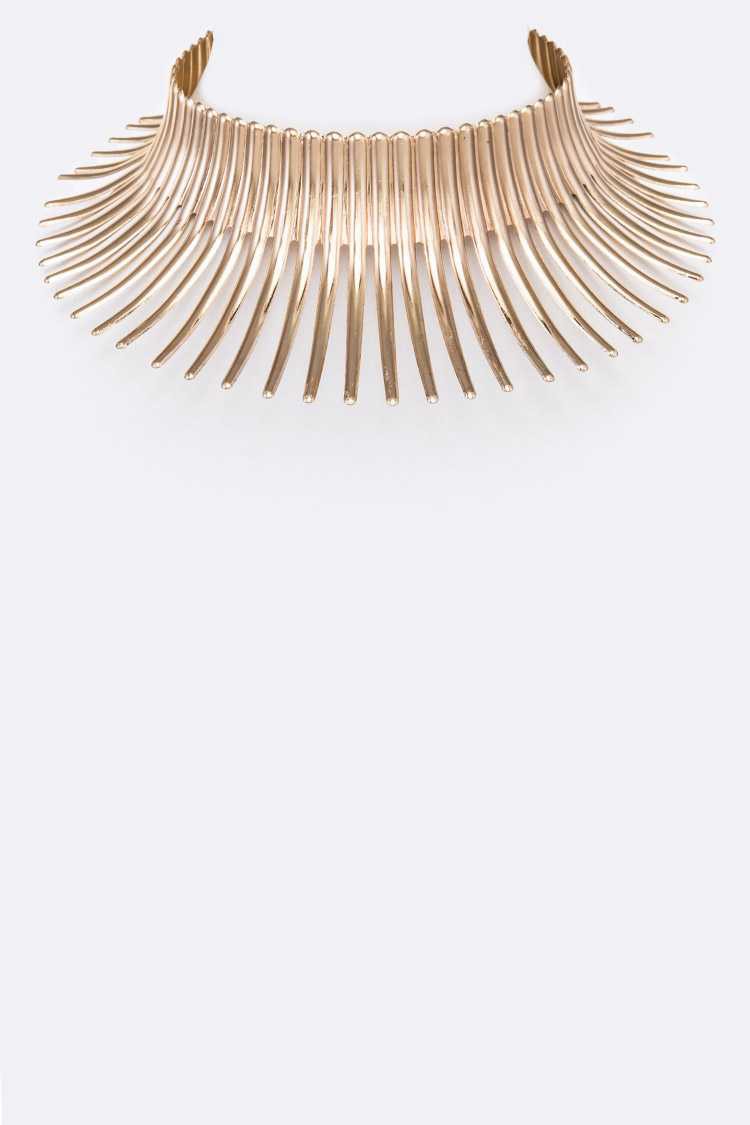 Iconic Spiky Collar Necklace - SASHAY COUTURE BOUTIQUE