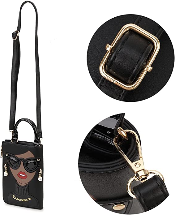 Ebony Iconic Convertible Clutch Wallet-B - SASHAY COUTURE BOUTIQUE