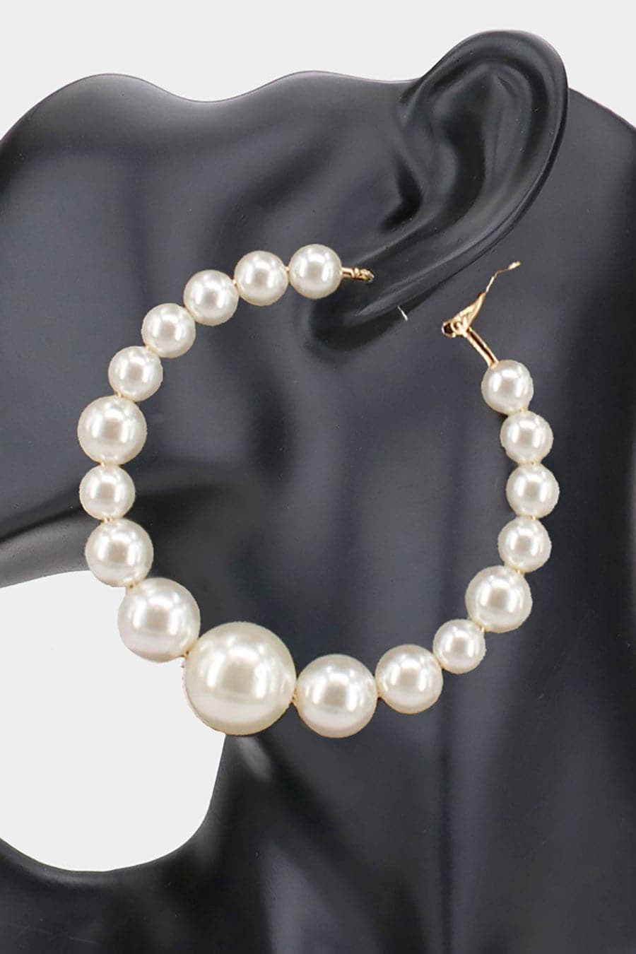 Oversized Bubble Metal Hoop Earrings - SASHAY COUTURE BOUTIQUE