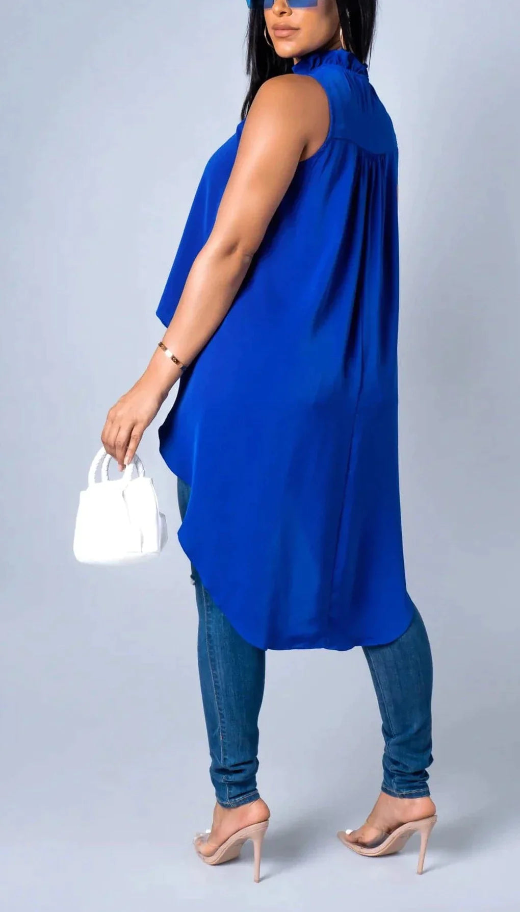 Hi/Lo Blouse - SASHAY COUTURE BOUTIQUE Tops