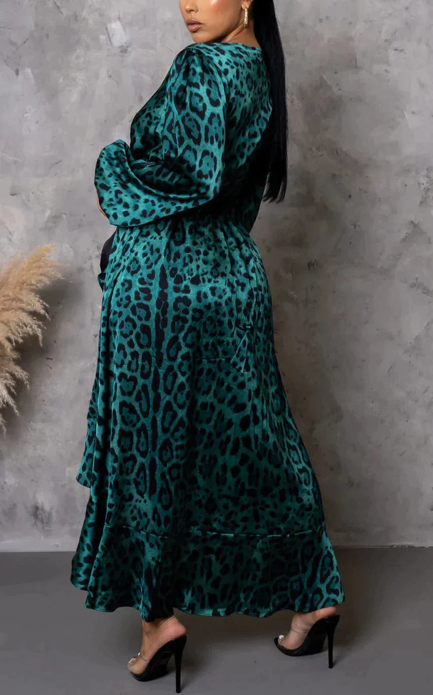 Hi/Lo Ruffled Midi Dress - SASHAY COUTURE BOUTIQUE Clothing