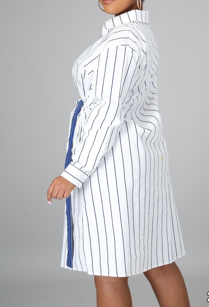 Denim Wrap Midi - SASHAY COUTURE BOUTIQUE Dresses