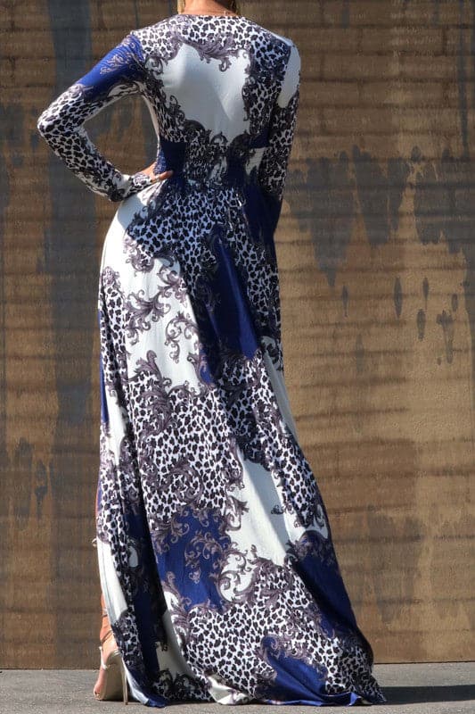 Maxi Dress Double Slit - SASHAY COUTURE BOUTIQUE Dresses