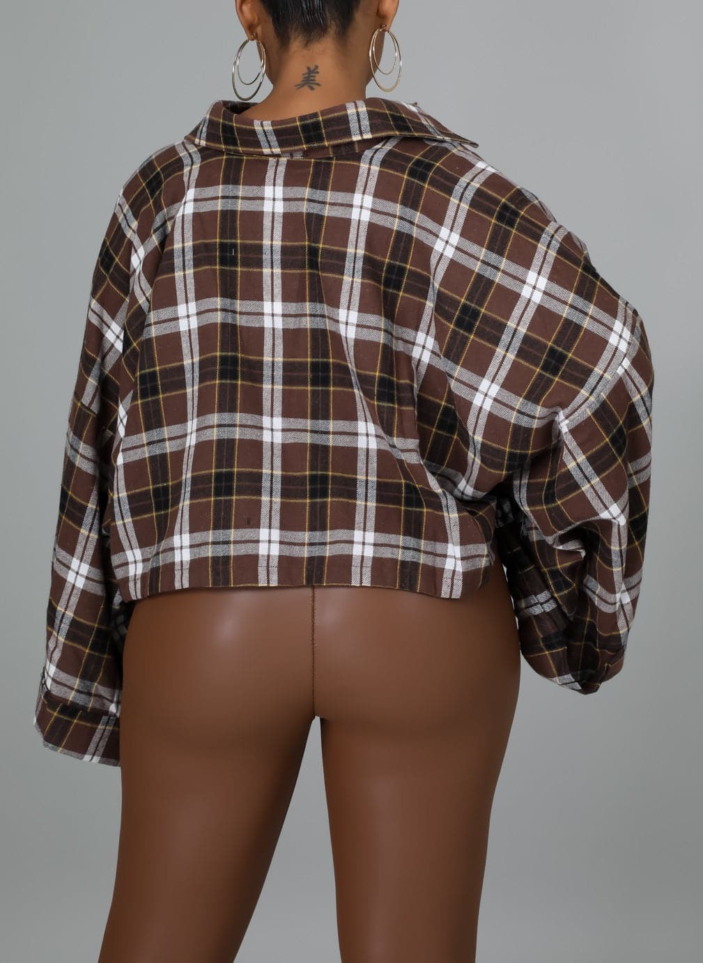 Wide Sleeve Cropped Top - SASHAY COUTURE BOUTIQUE Tops