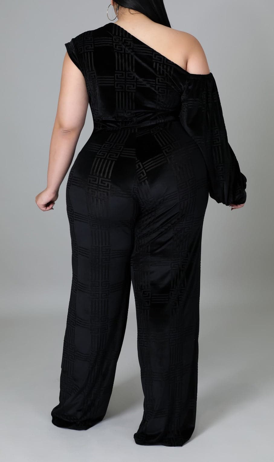 One shoulder jumpsuit (Curvy) - SASHAY COUTURE BOUTIQUE Jumpsuits & Rompers