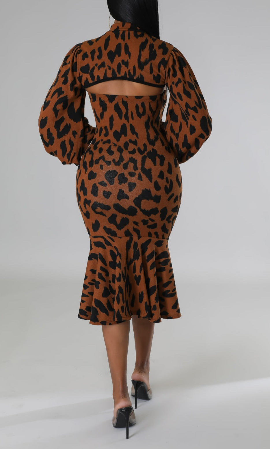 Sleeveless Midi w/ Cropped Shrug - SASHAY COUTURE BOUTIQUE Dresses