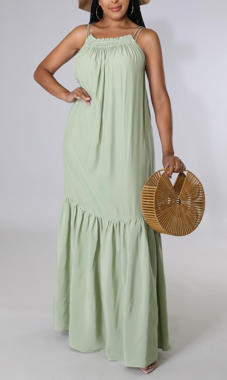 Casual Spaghetti Strap Maxi - SASHAY COUTURE BOUTIQUE Dresses