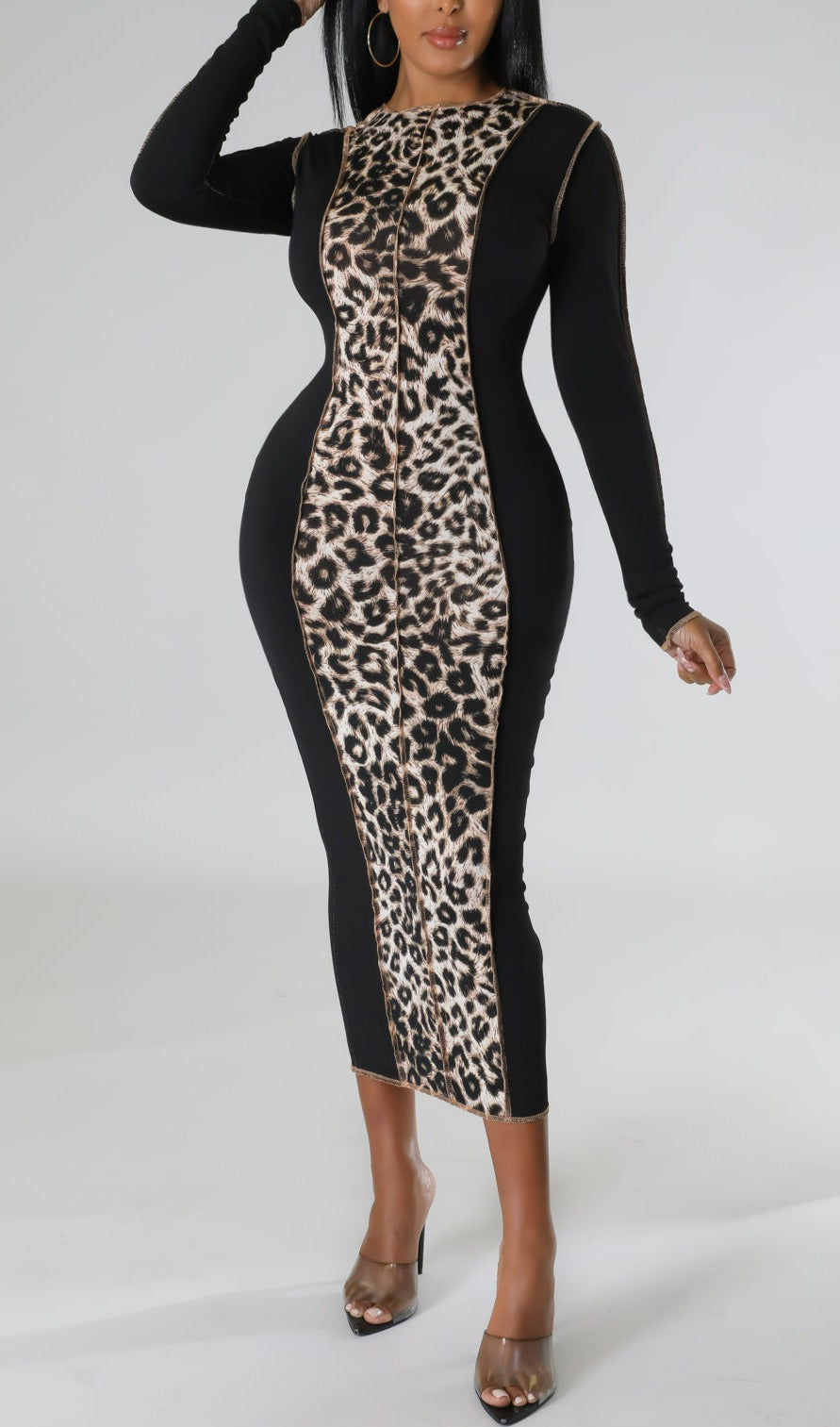 Split Designed Midi SASHAY COUTURE BOUTIQUE