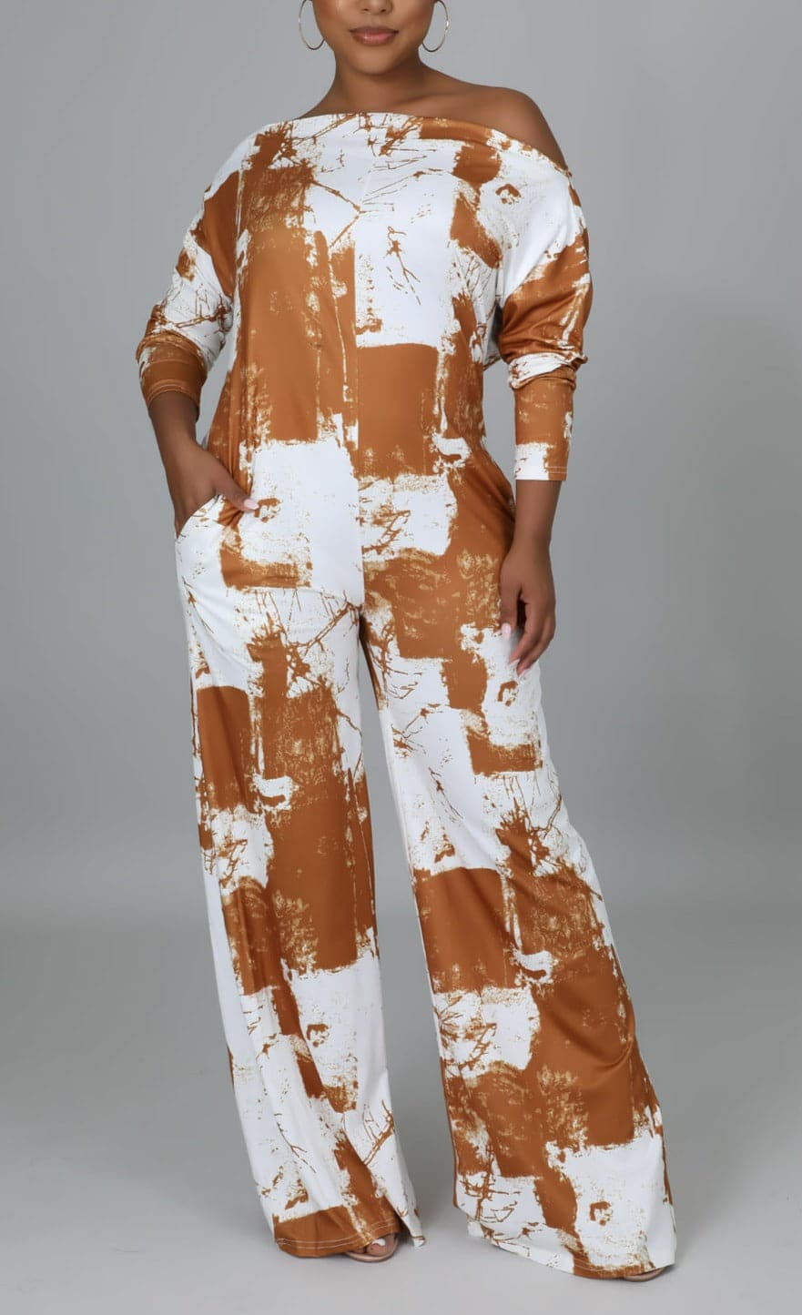 Off Shoulder Jumpsuit - SASHAY COUTURE BOUTIQUE Jumpsuits & Rompers