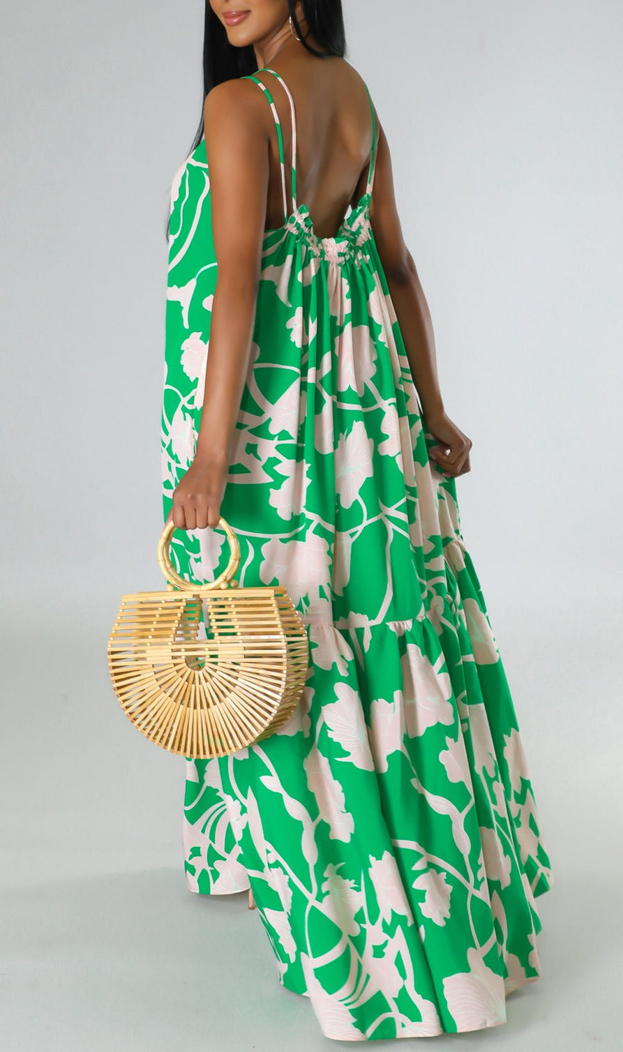 Floral Maxi Dress - SASHAY COUTURE BOUTIQUE Dresses