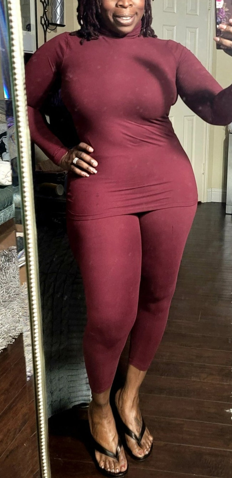 Sashay Soft Brush Microfiber Leggings Set - SASHAY COUTURE BOUTIQUE Outfit Sets