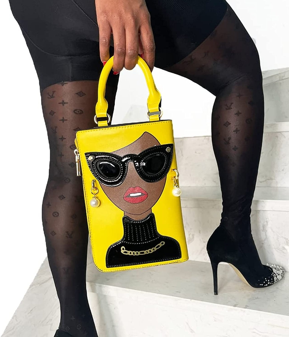 Ebony Iconic Convertible Clutch Wallet-Y - SASHAY COUTURE BOUTIQUE