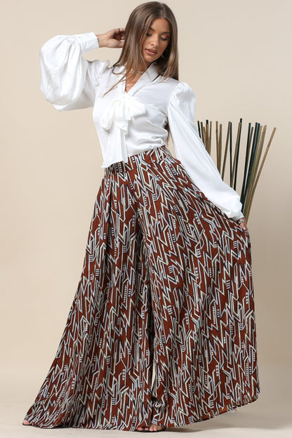 Wide Leg Palazzo Pants