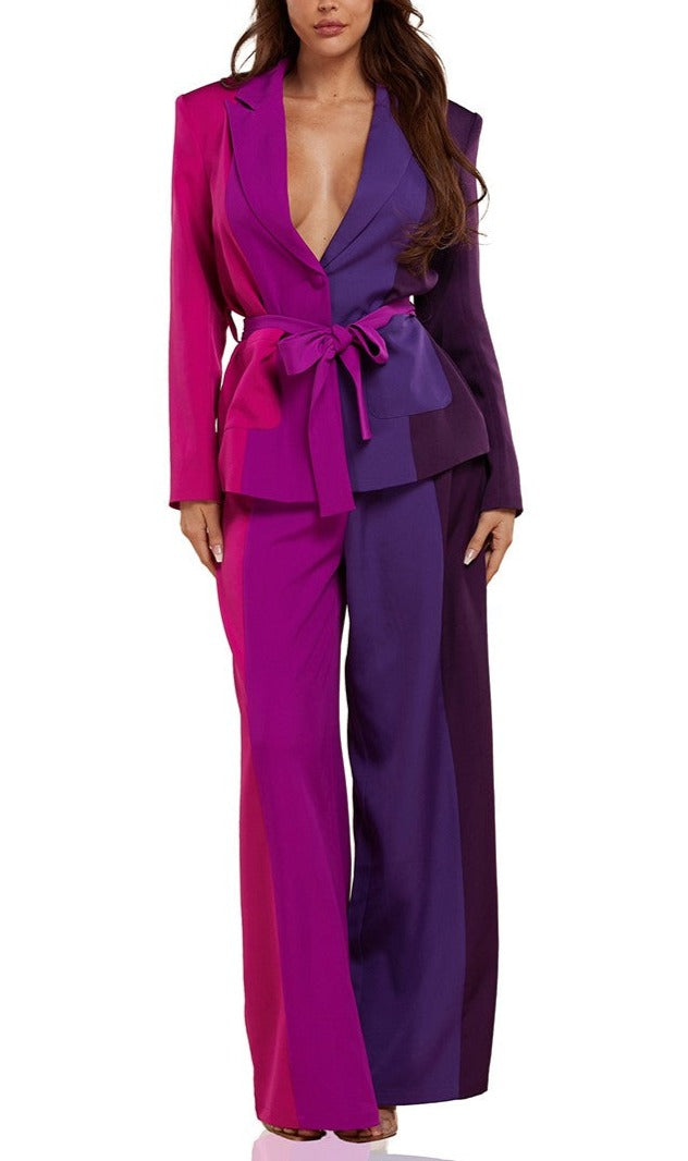 Tailored Blazer and Pants Set - SASHAY COUTURE BOUTIQUE Two Piece