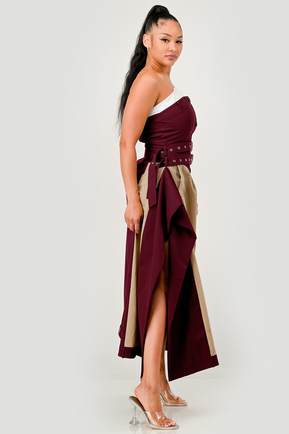 The Bordeaux Contrast Maxi