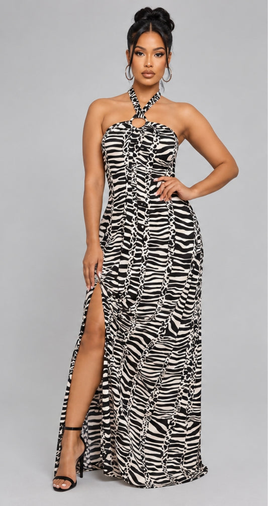 Zebra Print Maxi