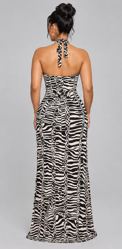 Zebra Print Maxi