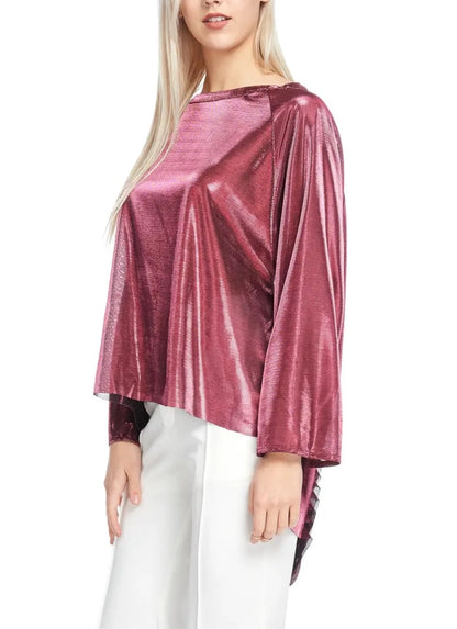 Back Sliced Urban Blouse - SASHAY COUTURE BOUTIQUE Tops