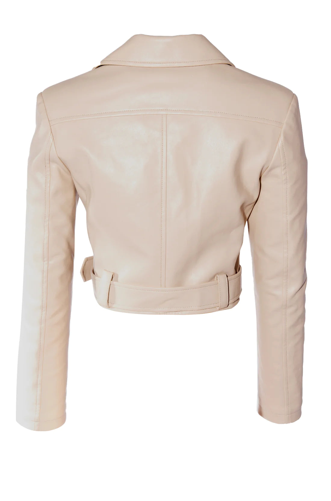 Cropped Moto Jacket - SASHAY COUTURE BOUTIQUE Jacket