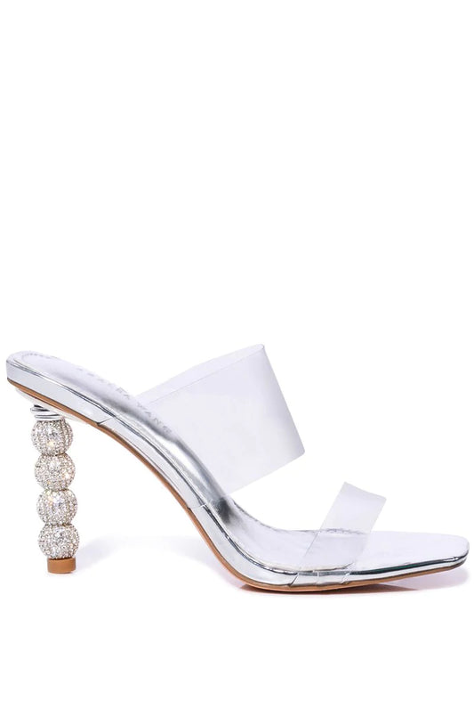 Crystal Ball Embellished Stiletto - SASHAY COUTURE BOUTIQUE