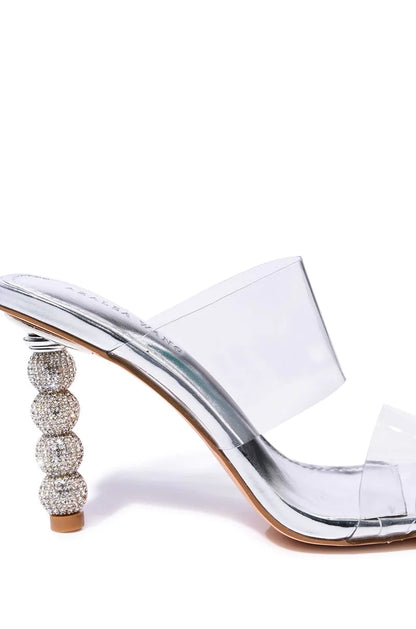 Crystal Ball Embellished Stiletto - SASHAY COUTURE BOUTIQUE