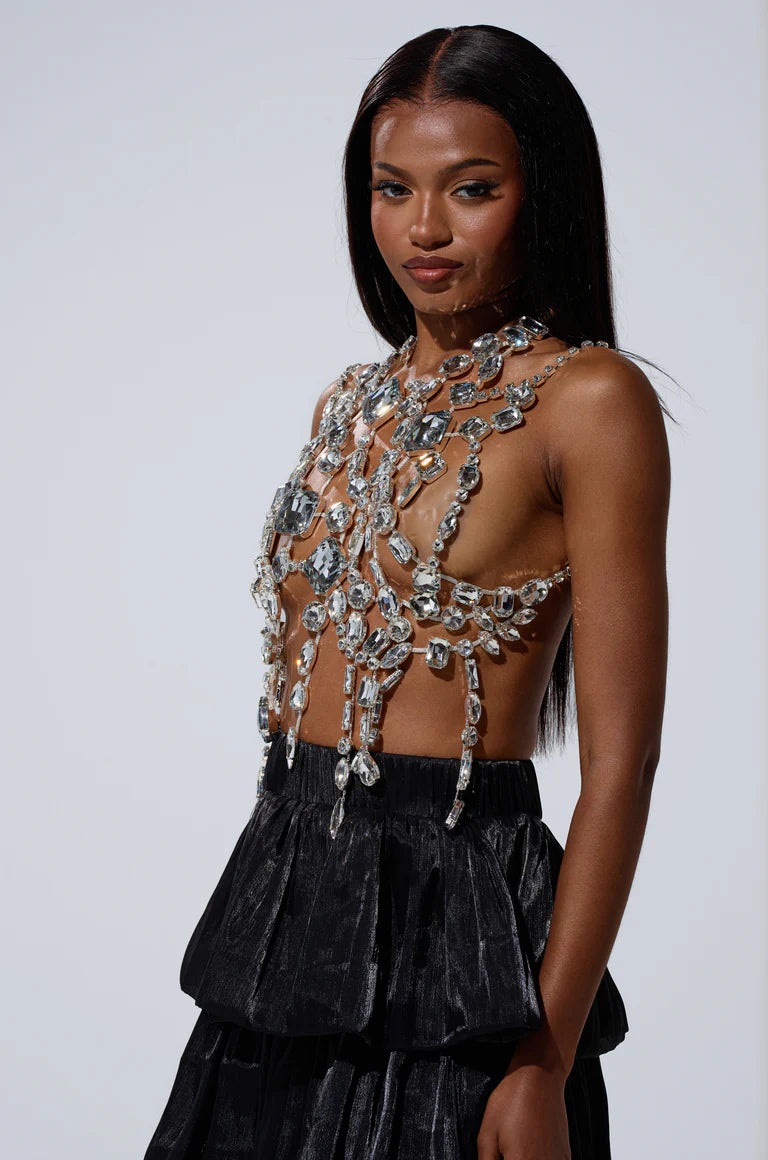 Showstopper Rhinestone Bralette