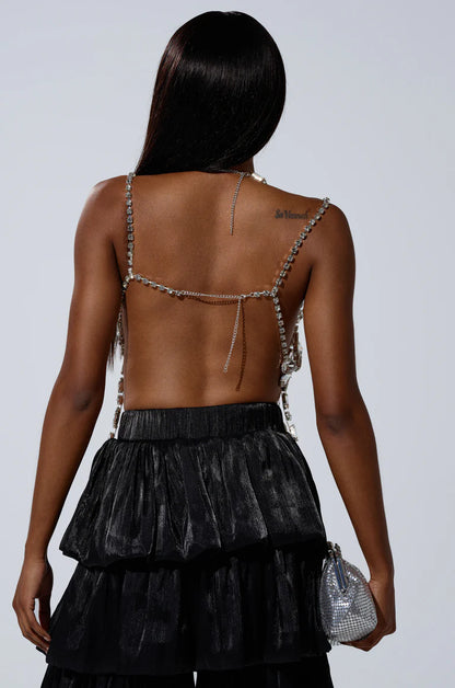 Showstopper Rhinestone Bralette