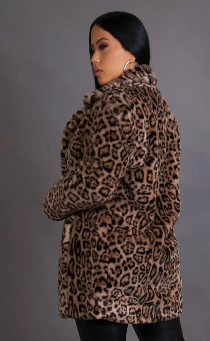 Soft Leopard Print Jacket