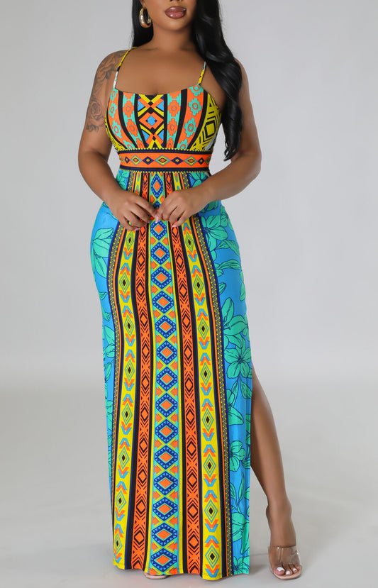 Maxi with Side Slits - SASHAY COUTURE BOUTIQUE Apparel & Accessories