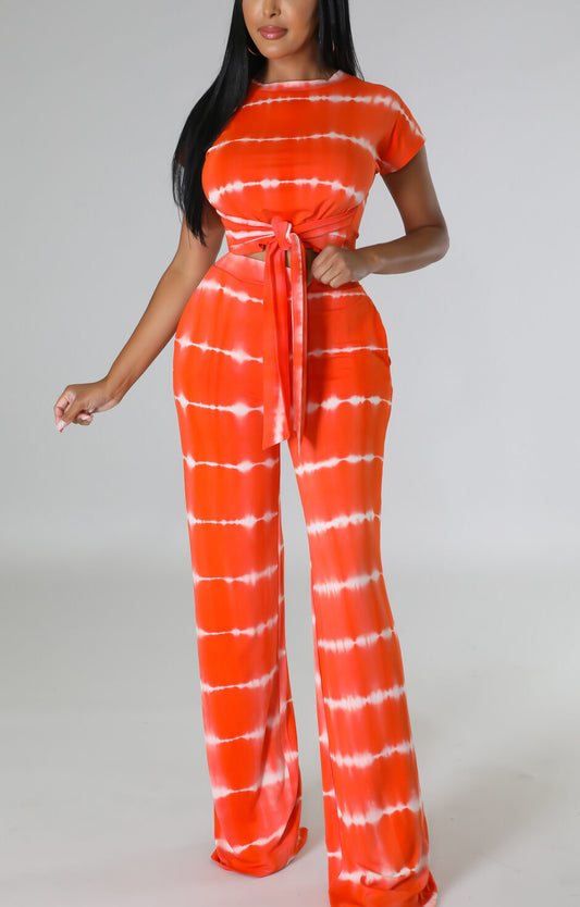 Casual Top and Pants Set - SASHAY COUTURE BOUTIQUE Two Piece