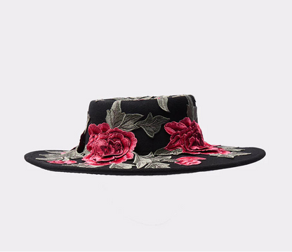 Aliyah Floral Brim Hat