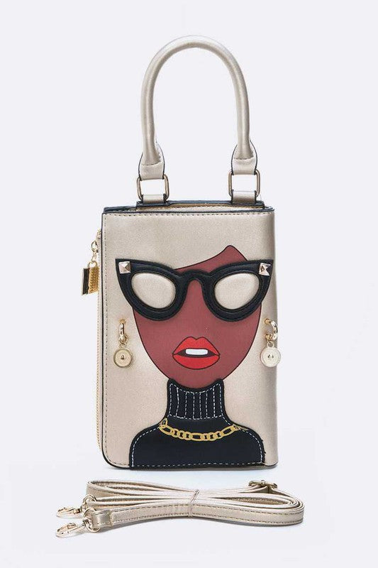 Ebony Iconic Convertible Clutch Wallet - SASHAY COUTURE BOUTIQUE