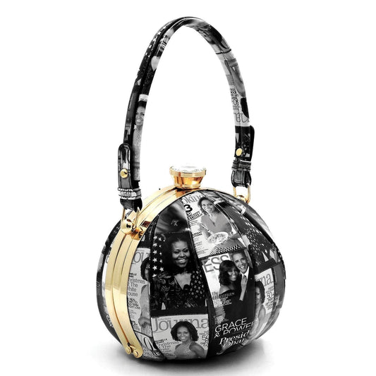 Magazine Cover Collage Patch Purse - SASHAY COUTURE BOUTIQUE Purses