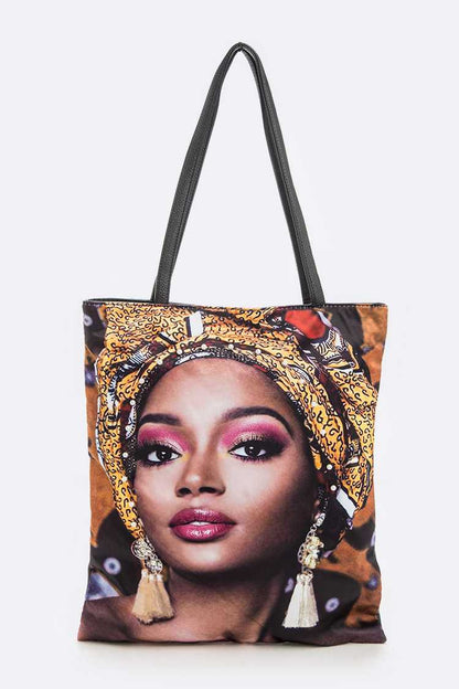 Fashion Afrocentric Tote - SASHAY COUTURE BOUTIQUE