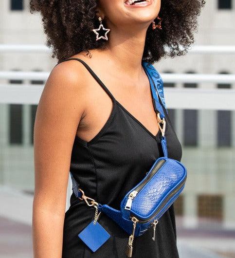 Apollo 1 Royal Blue Fanny Pack - SASHAY COUTURE BOUTIQUE Apparel & Accessories