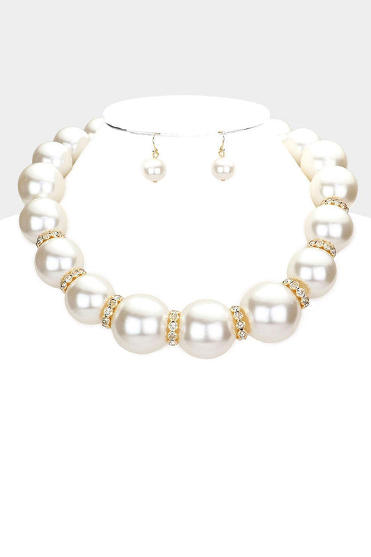Pearl Pendant Choker Necklace - SASHAY COUTURE BOUTIQUE