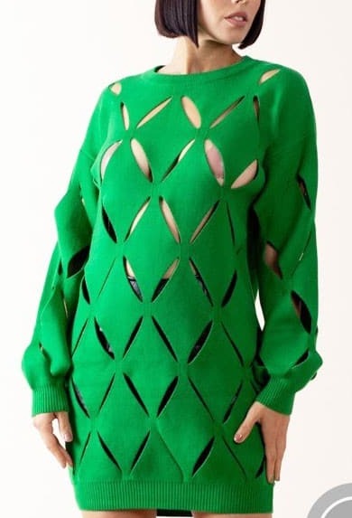 Chic Cutout Sweater - SASHAY COUTURE BOUTIQUE