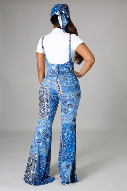 Bell Bottom Overall Set - SASHAY COUTURE BOUTIQUE Apparel & Accessories