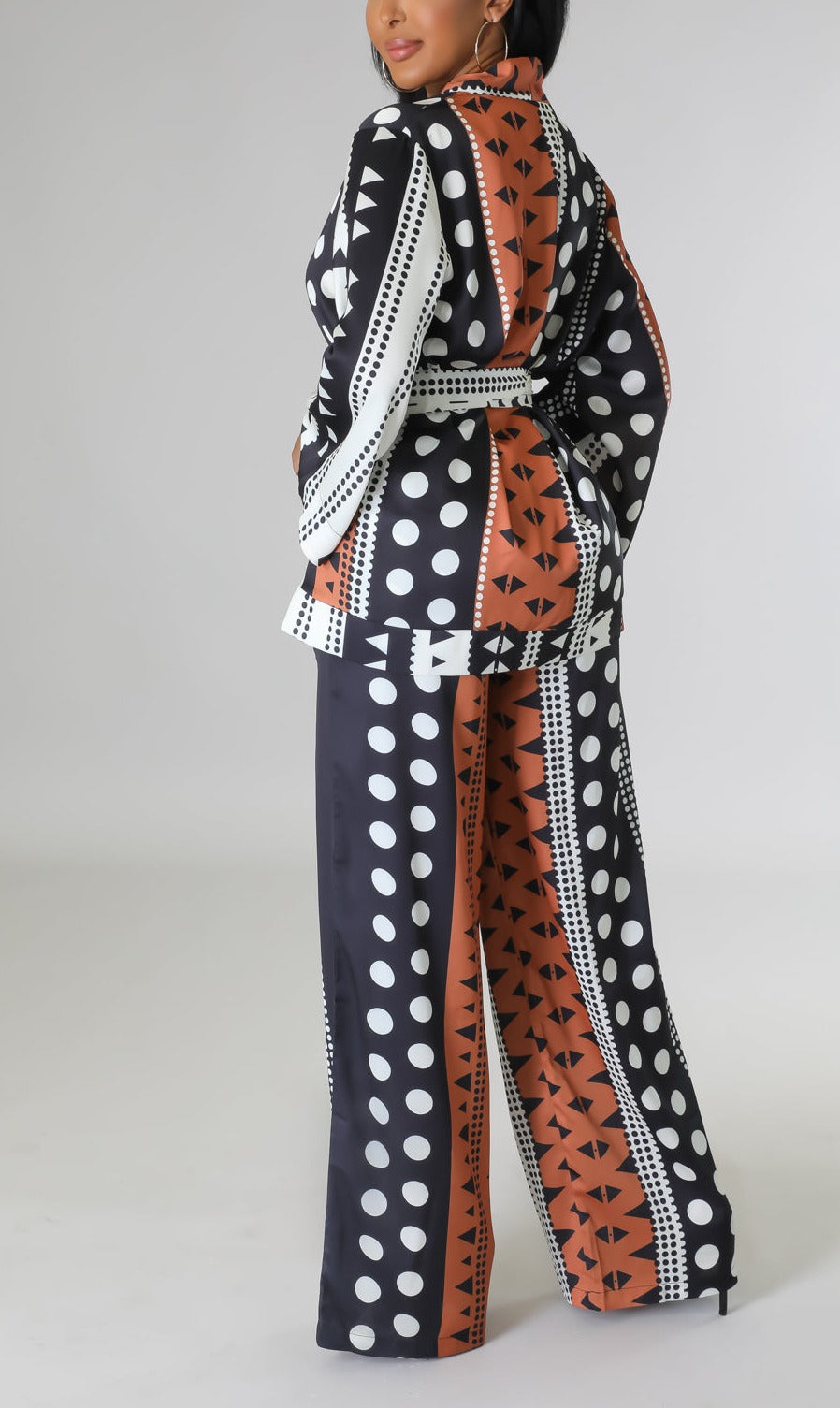 Unique Kimono Pants Set - SASHAY COUTURE BOUTIQUE Two Piece