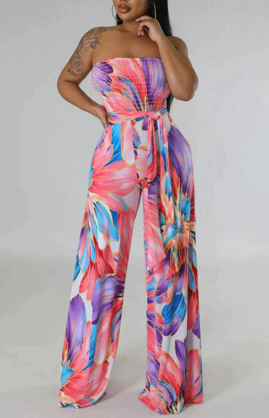 Strapless Jumpsuit - SASHAY COUTURE BOUTIQUE Jumpsuits & Rompers